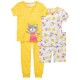 Детская пижама (4 предмета) Carters, хлопок, 24 мес
