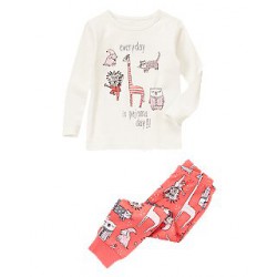Детская пижама ﻿Crazy8, хлопок, 2 года